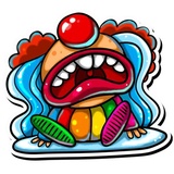 Clown April WhatsApp Sticker #6
