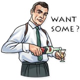 Agent 007 WhatsApp Sticker #8