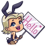 Cosplay Girls WhatsApp Sticker #5