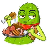 Cowboy Cactus WhatsApp Sticker #20