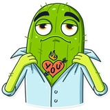 Cowboy Cactus WhatsApp Sticker #27