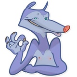 Crazy Dogs WhatsApp Sticker #10