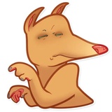 Crazy Dogs WhatsApp Sticker #25