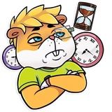 Crypto Hamster WhatsApp Sticker #16