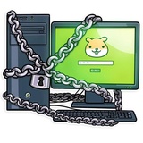 Crypto Hamster WhatsApp Sticker #6