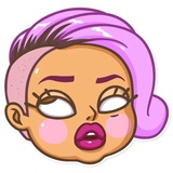 Miss Curvy WhatsApp Sticker #6