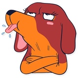 Dachshund Jones WhatsApp Sticker #14