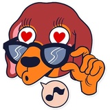 Dachshund Jones WhatsApp Sticker #2