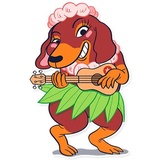 Dachshund Jones WhatsApp Sticker #23