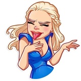 Daenerys Targaryen WhatsApp Sticker #25