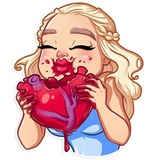 Daenerys Targaryen WhatsApp Sticker #27
