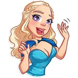 Daenerys Targaryen WhatsApp Sticker #5