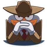 Detective Caplini WhatsApp Sticker #23