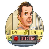 Die Hard WhatsApp Sticker #4