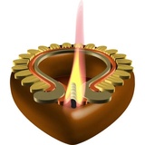Diya Candle WhatsApp Sticker #18
