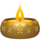 Diya Candle WhatsApp Sticker #21