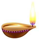 Diya Candle WhatsApp Sticker #8