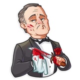 Don Corleone WhatsApp Sticker #19