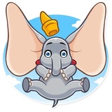 Dumbo WhatsApp Sticker #19