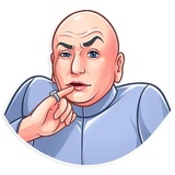 Dr. Evil WhatsApp Sticker #10