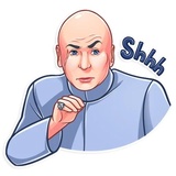 Dr. Evil WhatsApp Sticker #9
