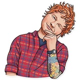 Sheeran WhatsApp Sticker #21