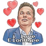 Elon Hype WhatsApp Sticker #15