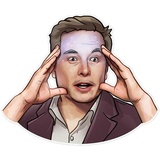 Elon Musk WhatsApp Sticker #18