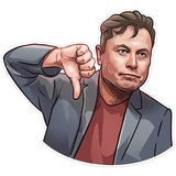 Elon Musk WhatsApp Sticker #30