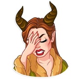 Maleficent WhatsApp Sticker #23