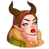 Maleficent WhatsApp Sticker #28