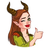 Maleficent WhatsApp Sticker #3