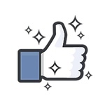 Facebook Likes WhatsApp Sticker #3