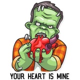 Frankenstein WhatsApp Sticker #10