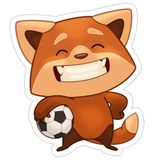 Freddie the fox WhatsApp Sticker #25
