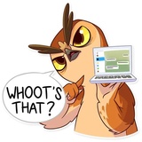 Freelance Owl WhatsApp Sticker #29