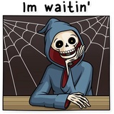 Friendly Death WhatsApp Sticker #18