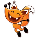 Ticky the Fox WhatsApp Sticker #8