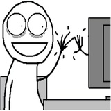 Guy Behind The Desk WhatsApp Sticker #4