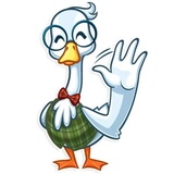 Geek Goose WhatsApp Sticker #5