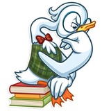 Geek Goose WhatsApp Sticker #7