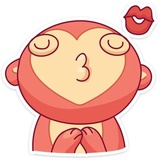 Monkey Gibby WhatsApp Sticker #2