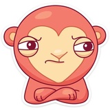 Monkey Gibby WhatsApp Sticker #28