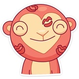 Monkey Gibby WhatsApp Sticker #5