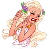 Girl in Love WhatsApp Sticker #12