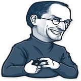 Great Minds Classic WhatsApp Sticker #7