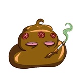 Shit Emoji WhatsApp Sticker #11