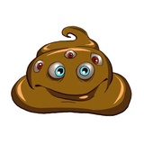 Shit Emoji WhatsApp Sticker #6
