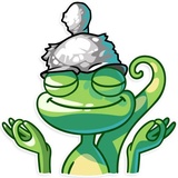 Green Go WhatsApp Sticker #28