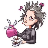 Halloween Girl WhatsApp Sticker #23